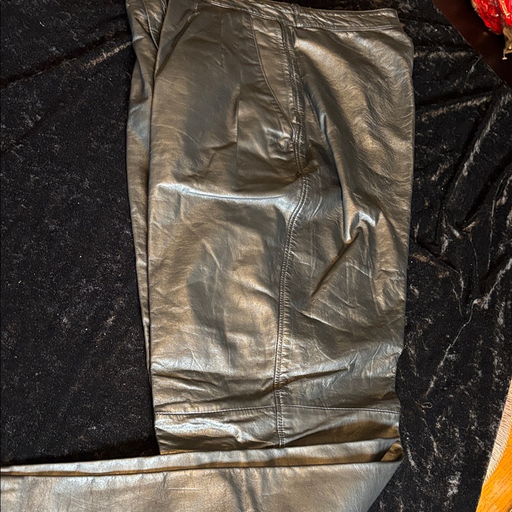Black Leather Pants